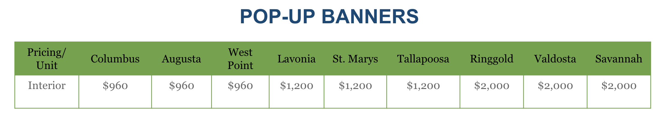 ExGA 26 Pop Up Banners