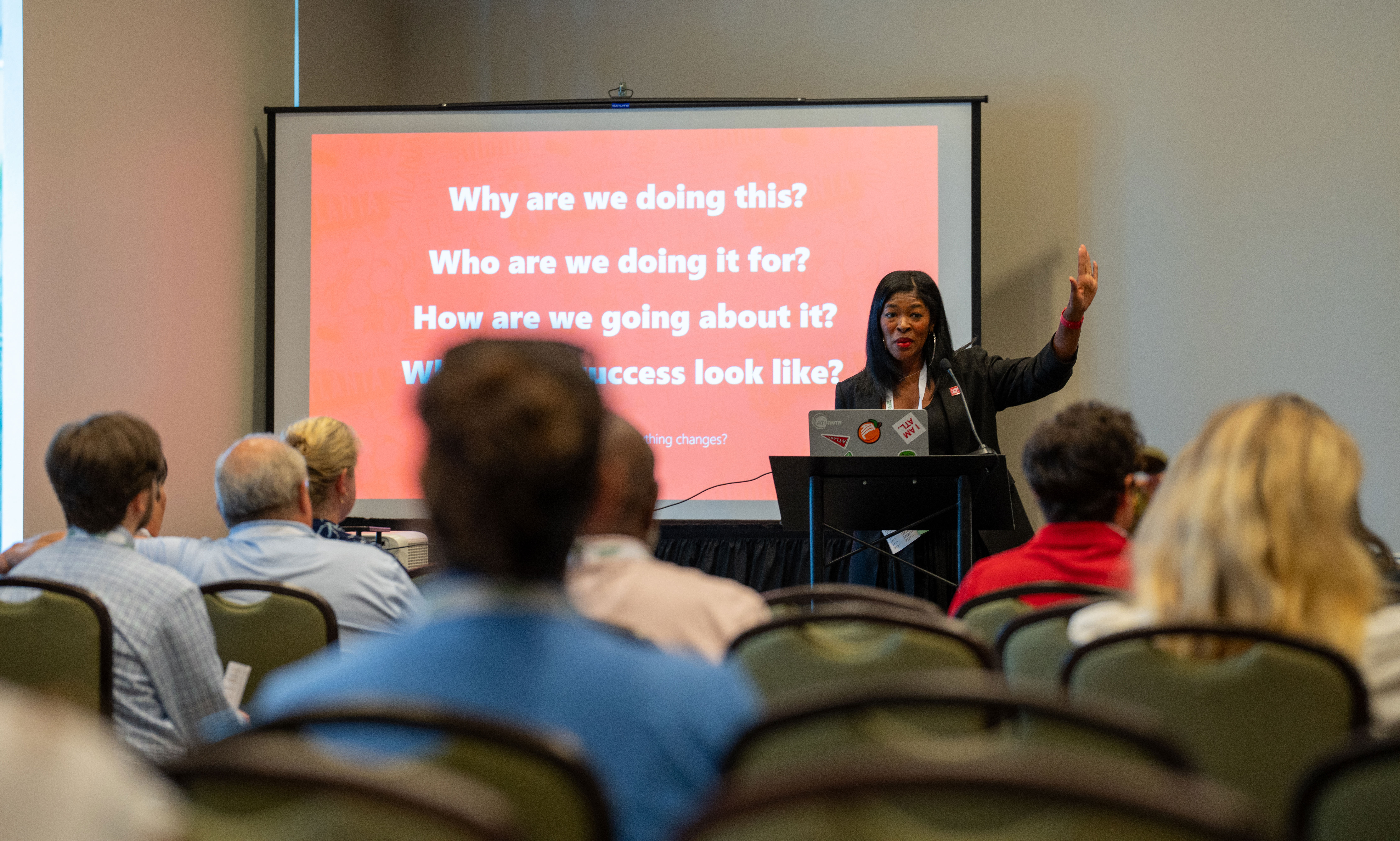 Sheretha Bell at Georgia Governor's Tourism Conference 2023