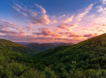 Hogpen Gap on the Appalachian Trail. Photo by @trevorjonesphoto