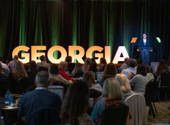 Mark Jaronski speaking at Governor's Tourism Conference 2021