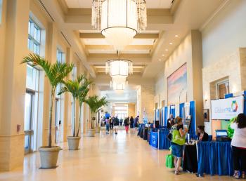 Interior hall of Jekyll Island Convention Center