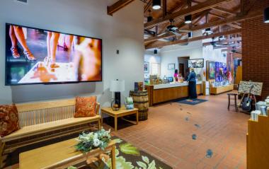 Interior of the Columbus VIC